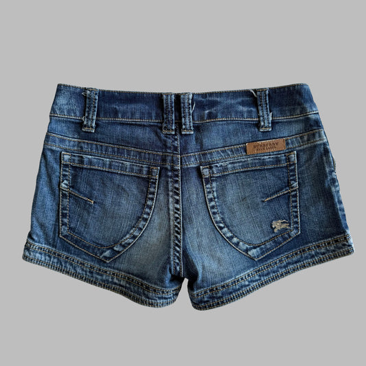 00s Burberry Mini Shorts - Small