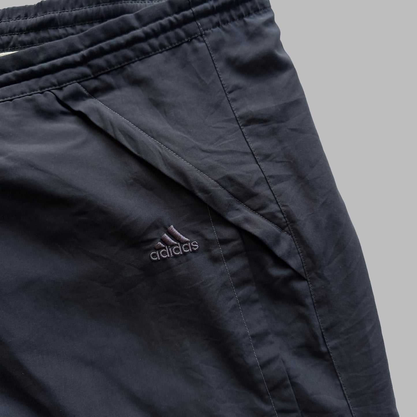 Y2K Adidas Minimal Straight Leg Track Pants - XL