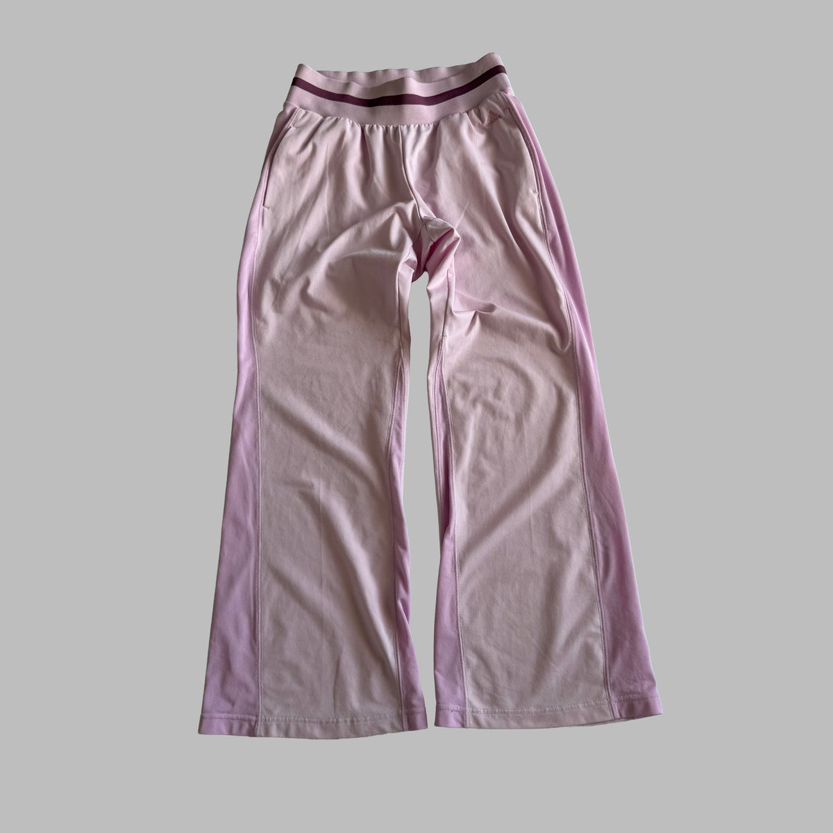 Y2K Adidas Lightweight Wide Leg Activewear Pants - S