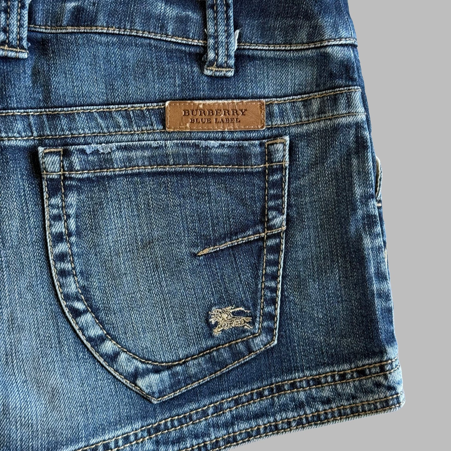 00s Burberry Mini Shorts - Small