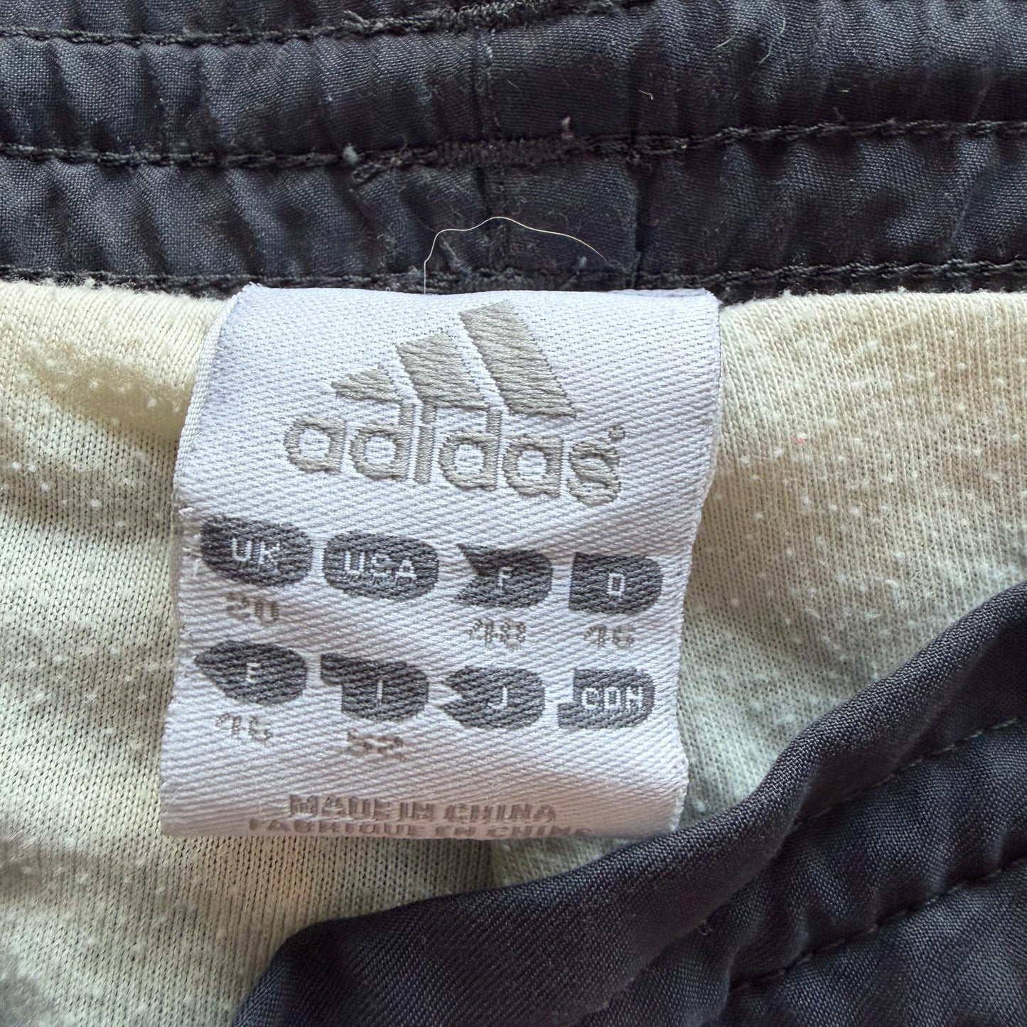 Y2K Adidas Minimal Straight Leg Track Pants - XL