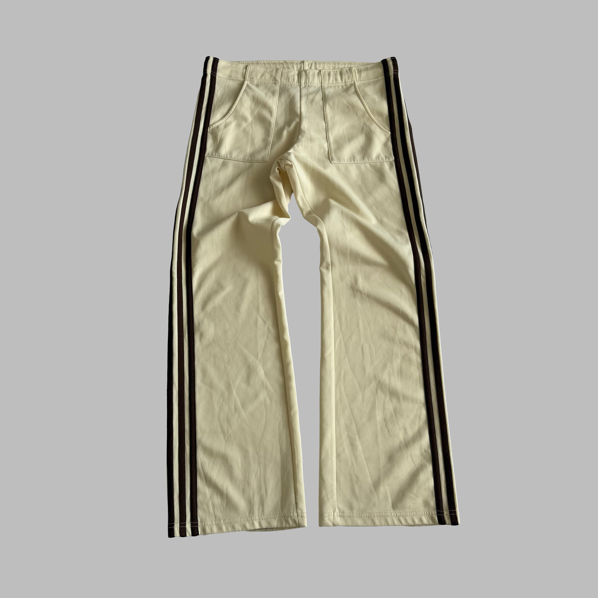 Y2K Adidas Spell Out Active Track Pants - M/L