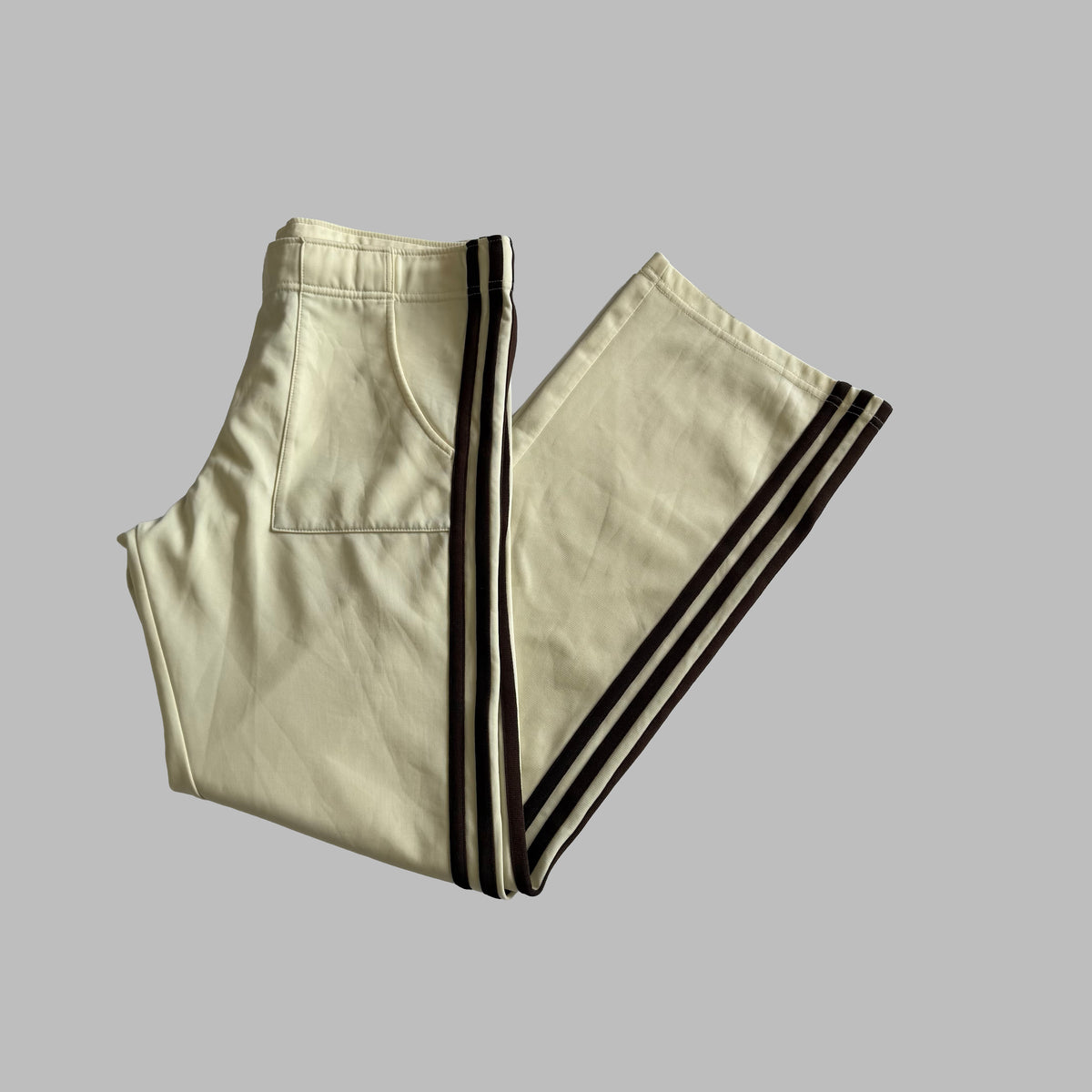 Y2K Adidas Spell Out Active Track Pants - M/L