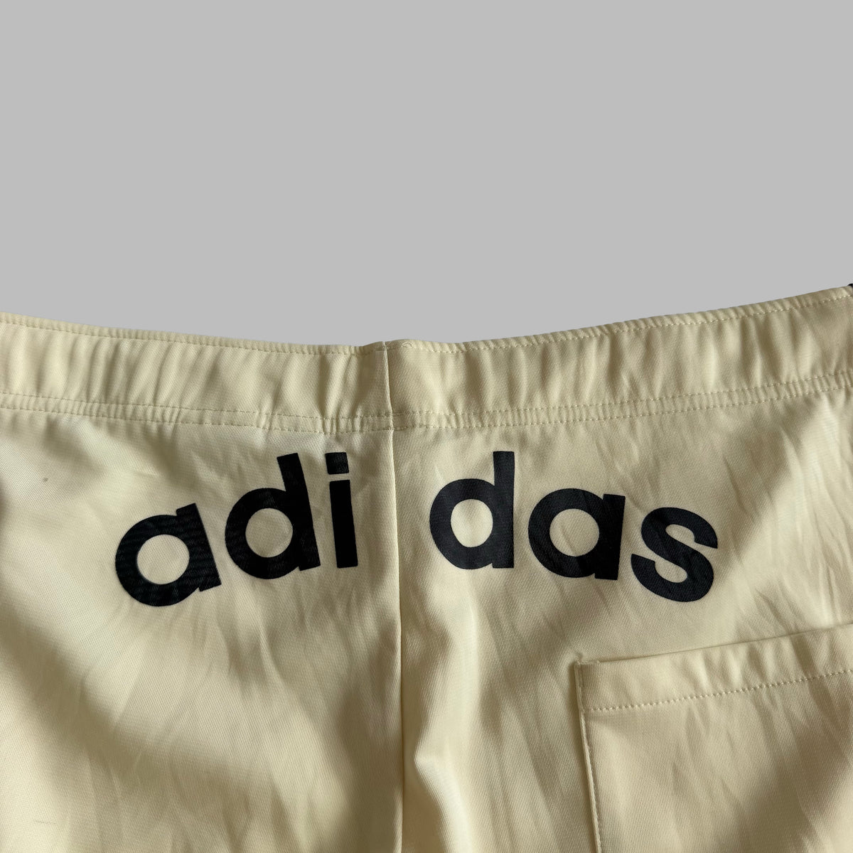 Y2K Adidas Spell Out Active Track Pants - M/L