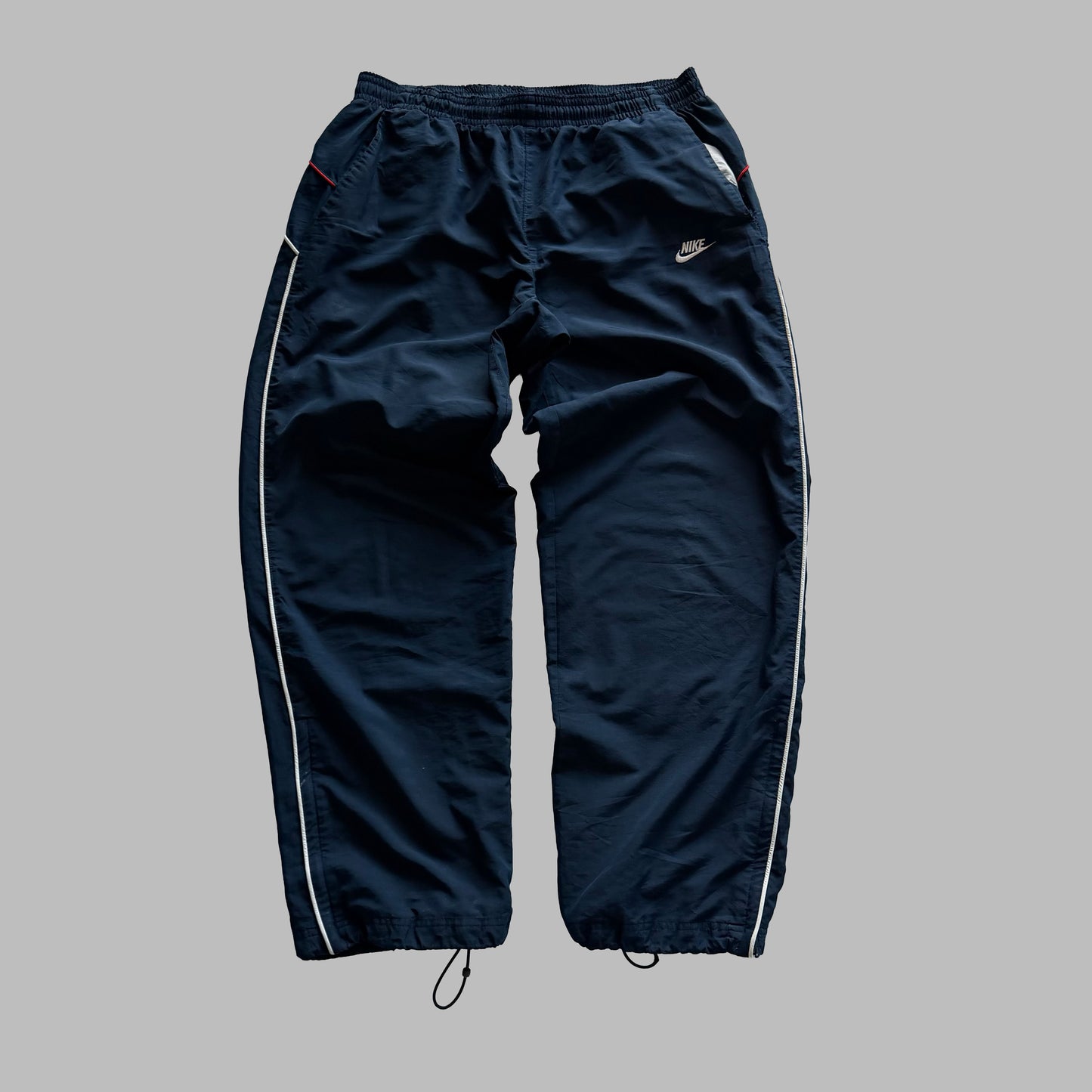 Y2K Nike Baggy Striped Track Pants - XL