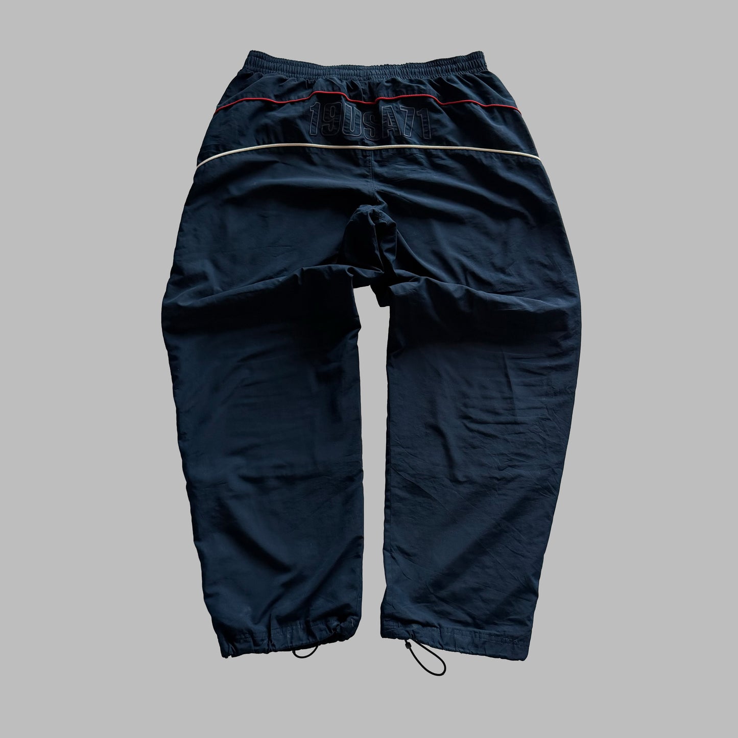Y2K Nike Baggy Striped Track Pants - XL