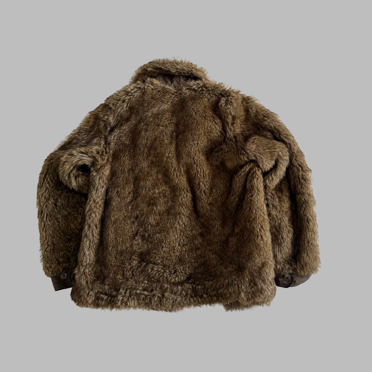Y2K Diesel Faux Fur Jacket - S
