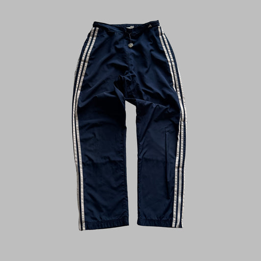 90s Adidas Baggy Three Stripe Track Pants - S