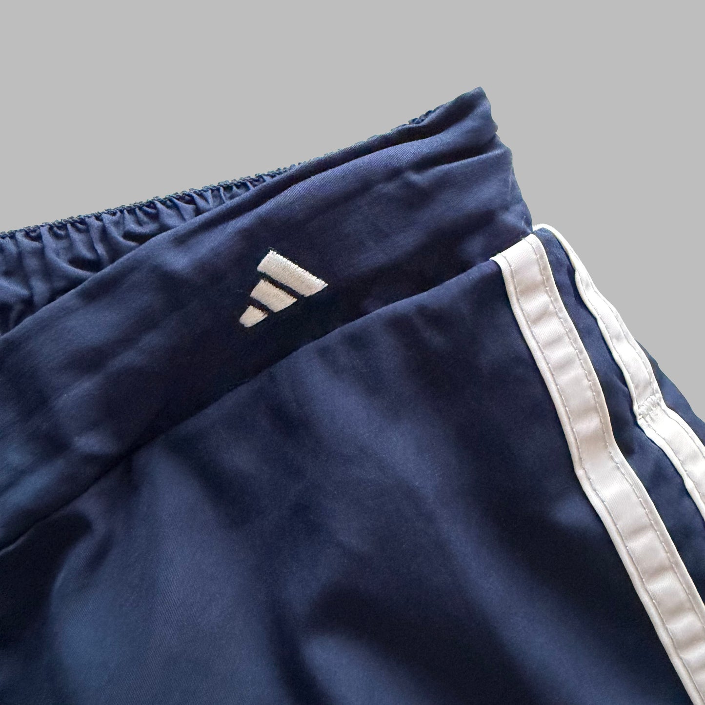 90s Adidas Baggy Three Stripe Track Pants - S