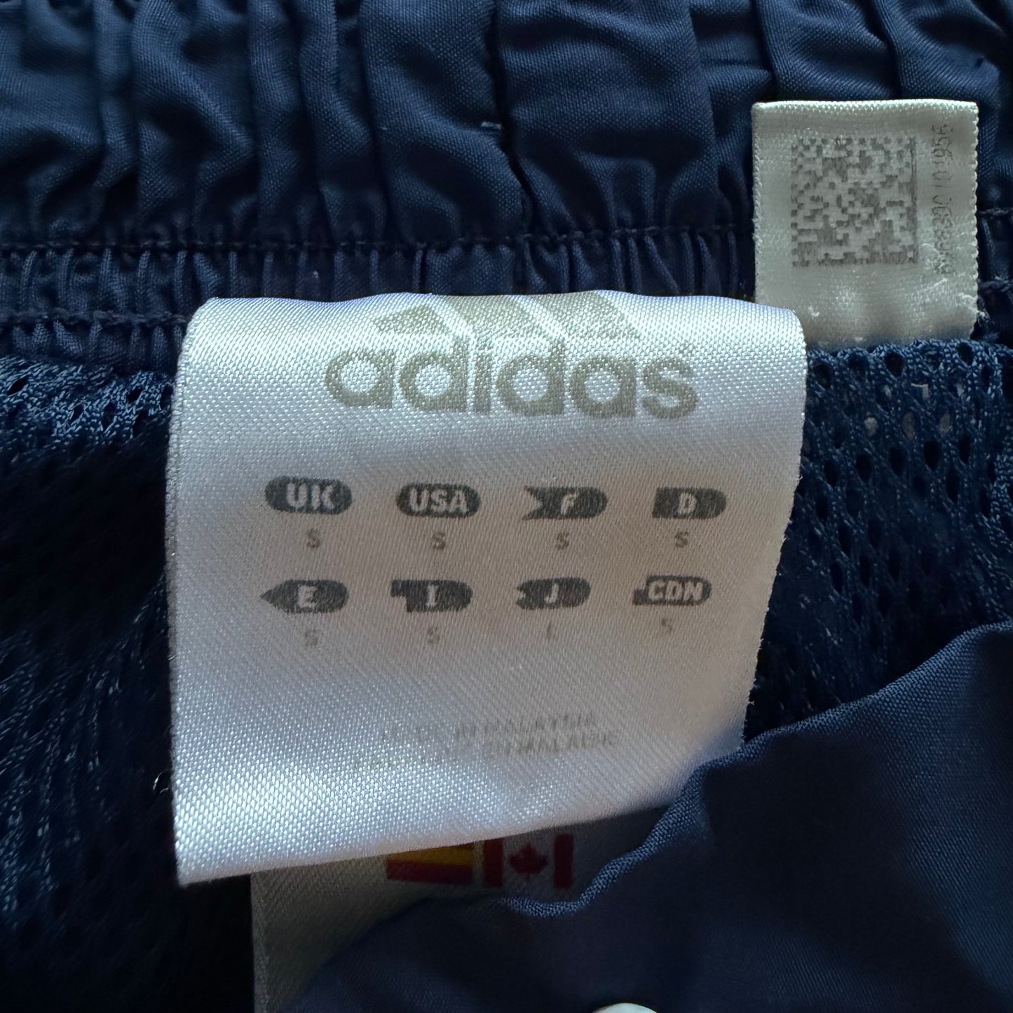 90s Adidas Baggy Three Stripe Track Pants - S