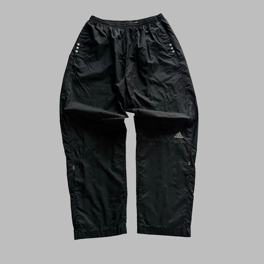 Y2K Adidas Lightweight Wide Leg Track Pants - L