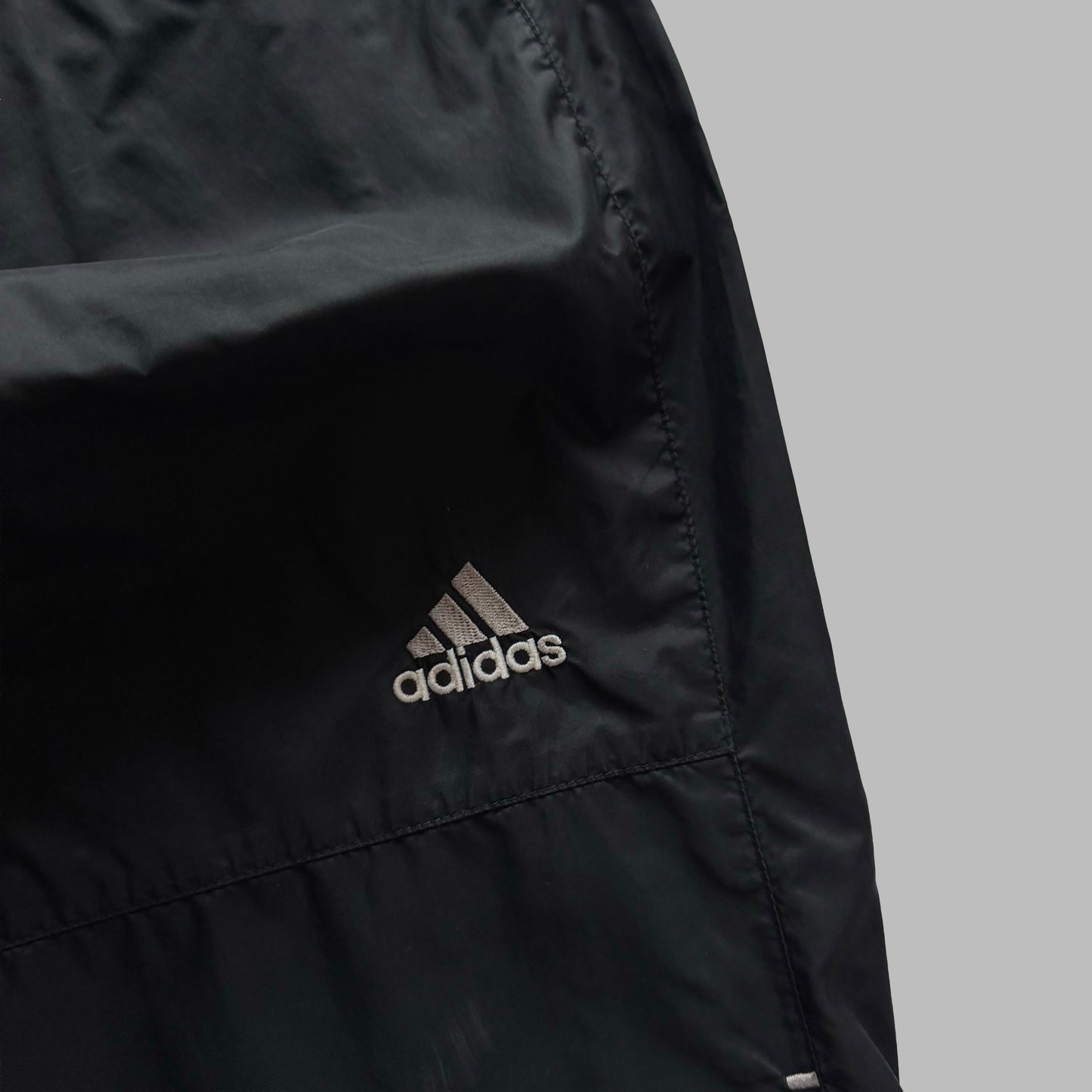 Y2K Adidas Lightweight Wide Leg Track Pants - L