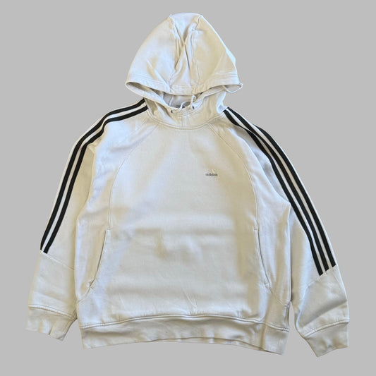 Adidas Three Stripe Hoodie - Large