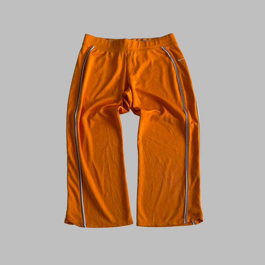 Y2K Nike Striped Wide Leg 3/4 Active Track Pants - M