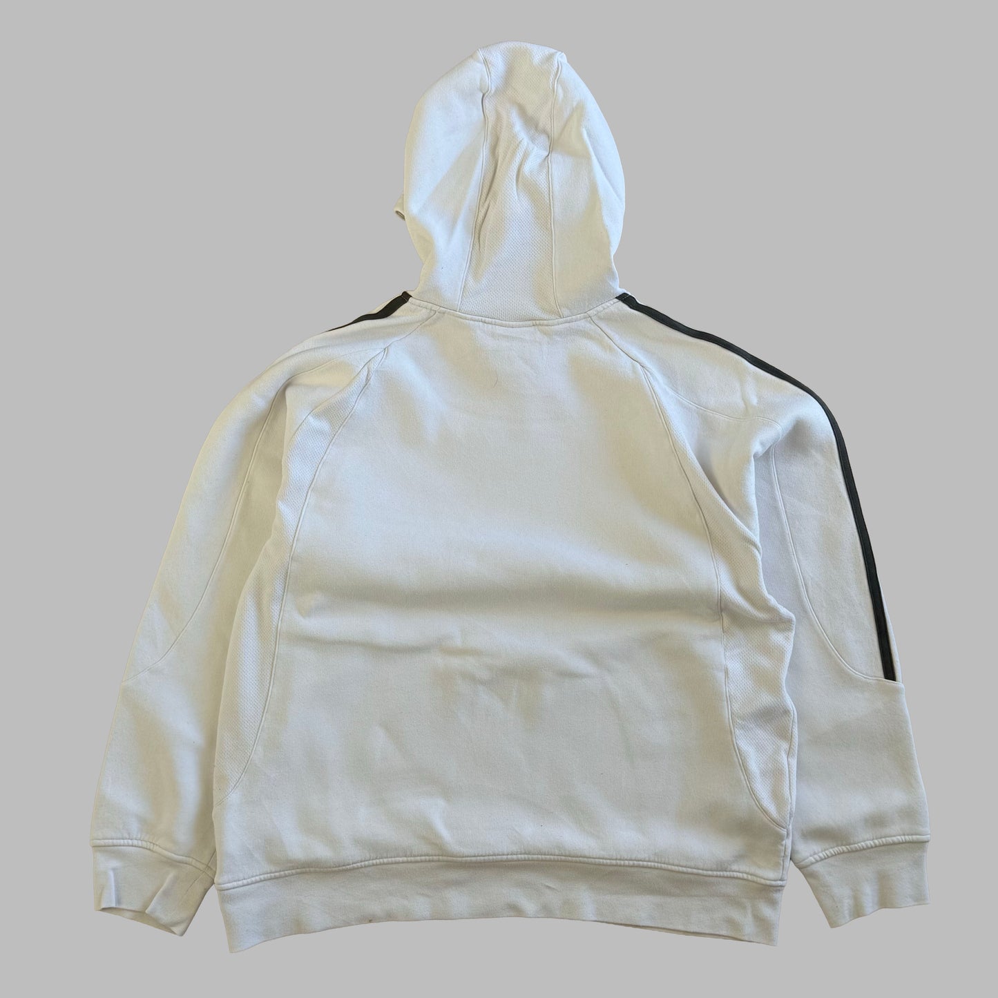 Adidas Three Stripe Hoodie - Large