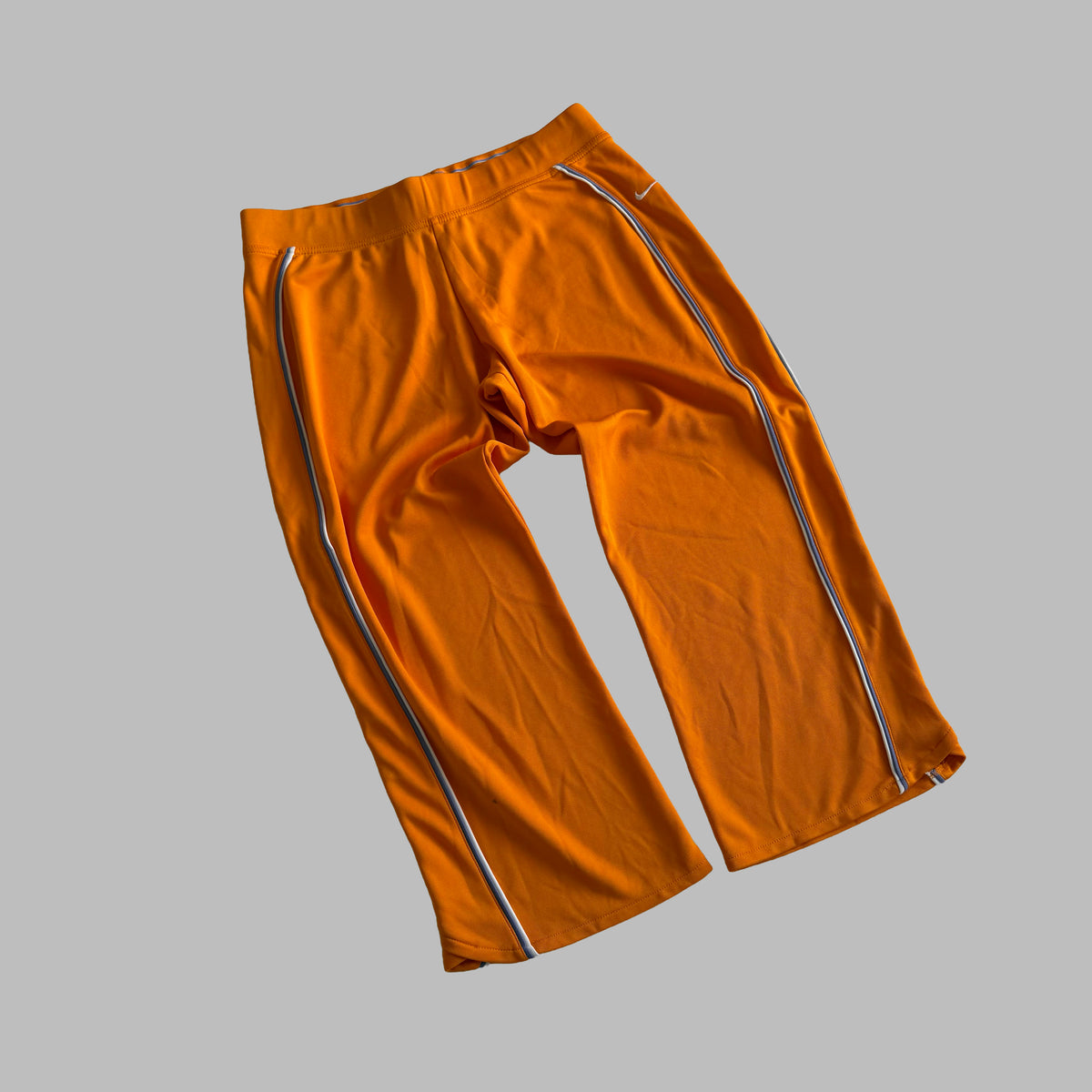 Y2K Nike Striped Wide Leg 3/4 Active Track Pants - M
