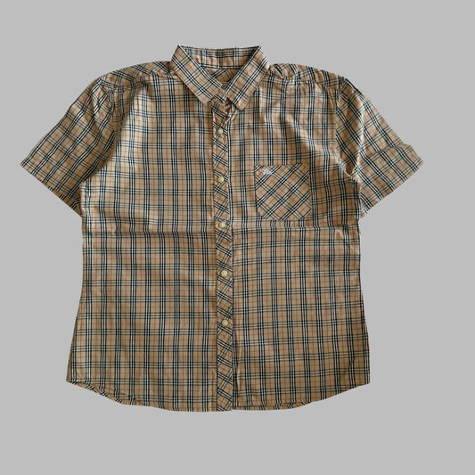 90 Burberry Button Up Shirt - Medium