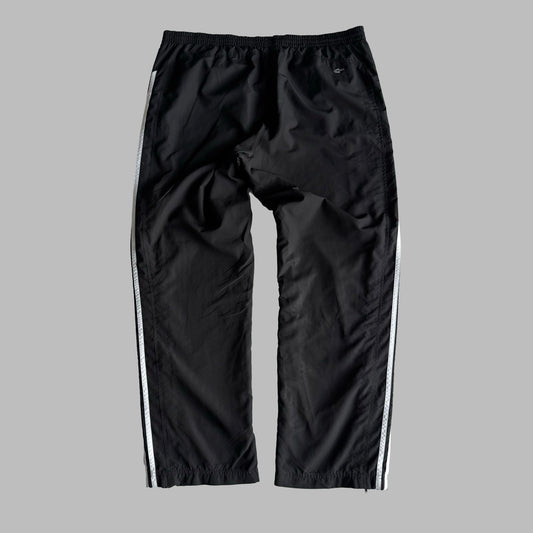 Y2K Adidas Three Striped Straight Leg Track Pants - XL
