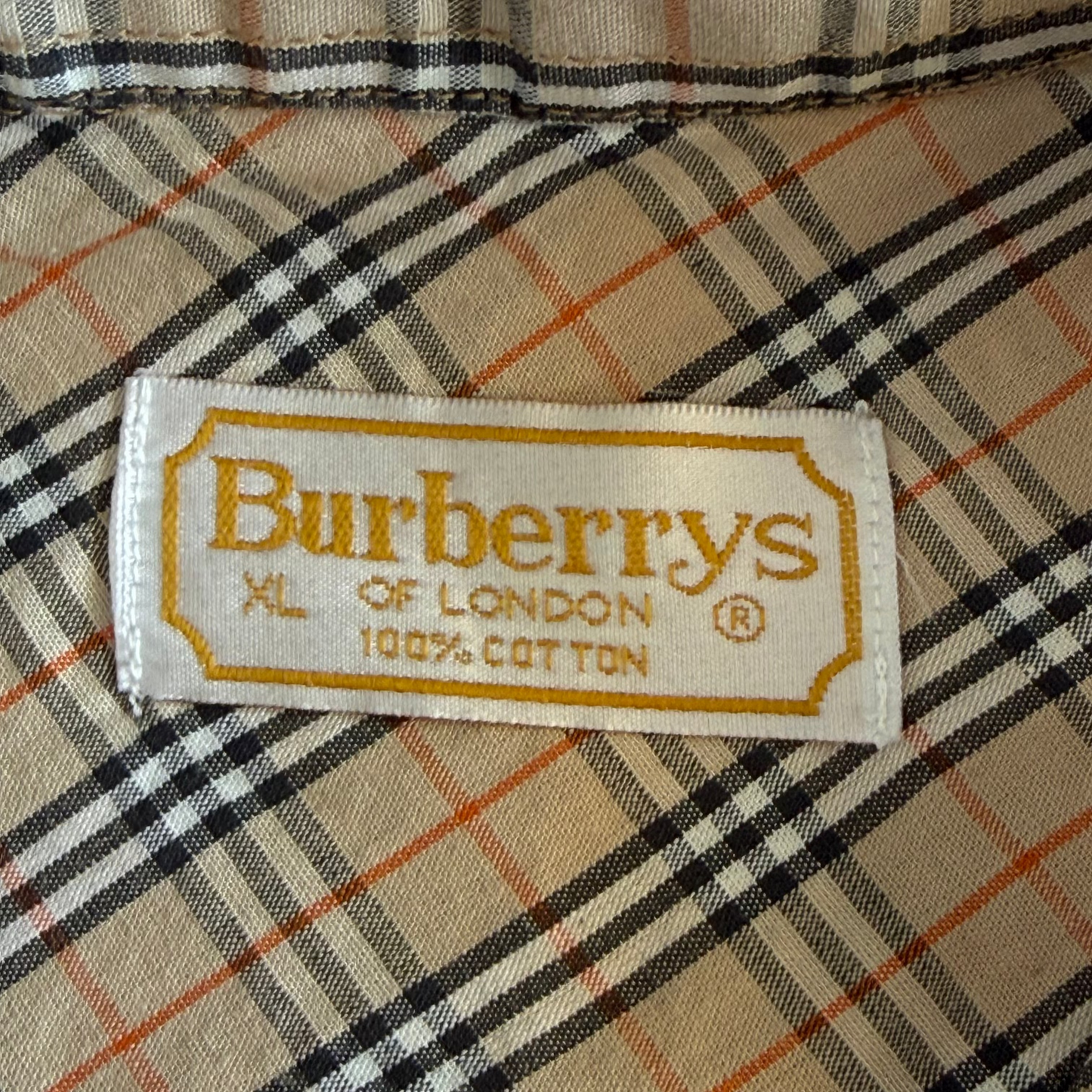 90 Burberry Button Up Shirt - Medium