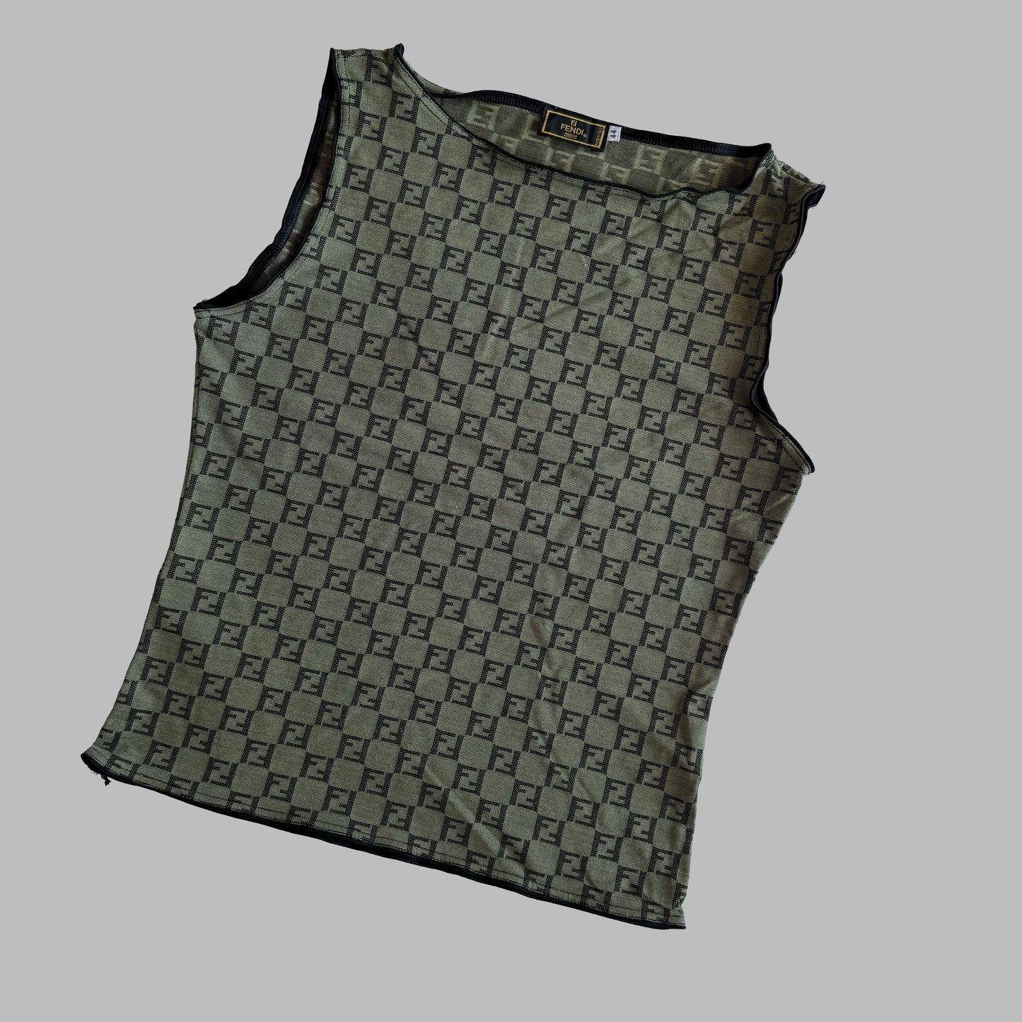 00s Fendi Zucca tank - Large