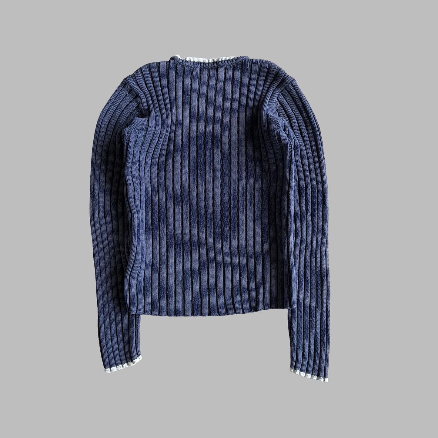 Y2K Ralph Lauren Polo Jeans Co Ribbed Flag Knit - M