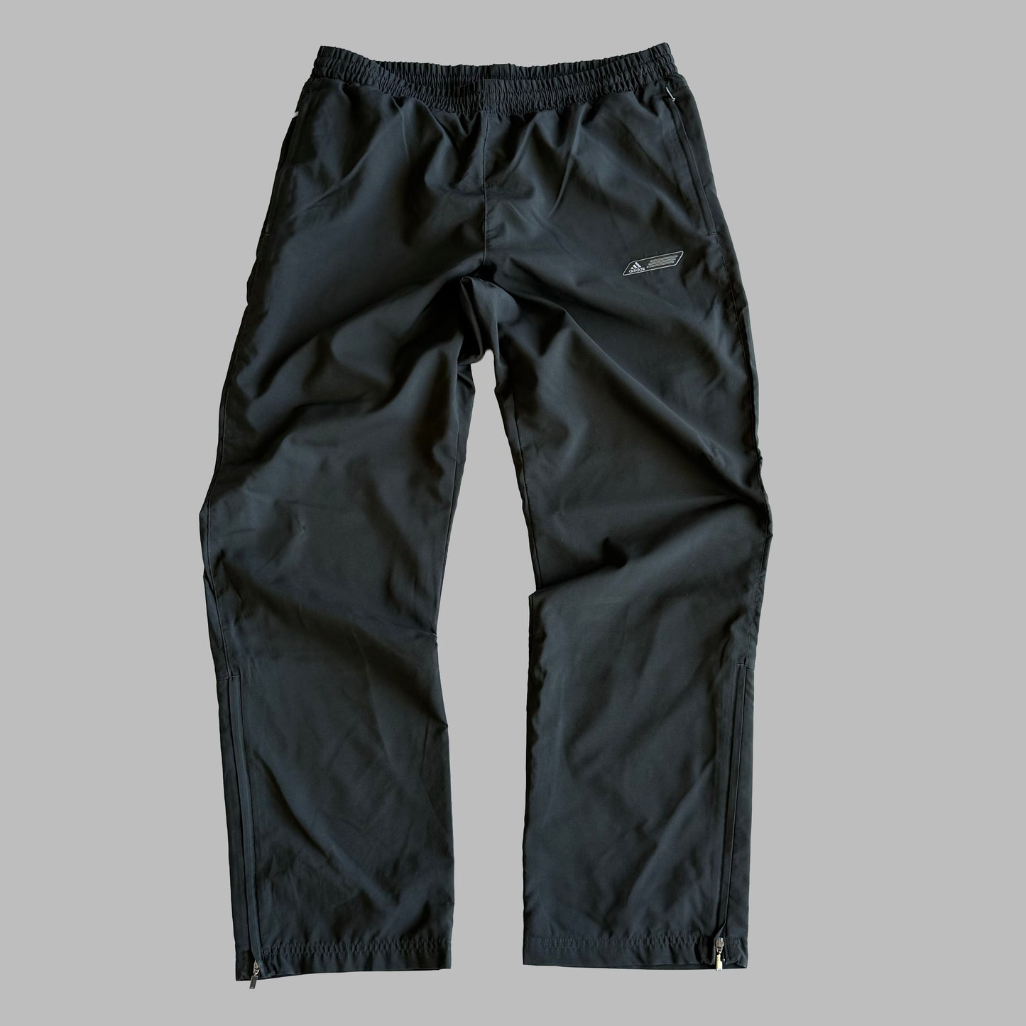 00s Adidas Wide Leg Track Pants - Medium