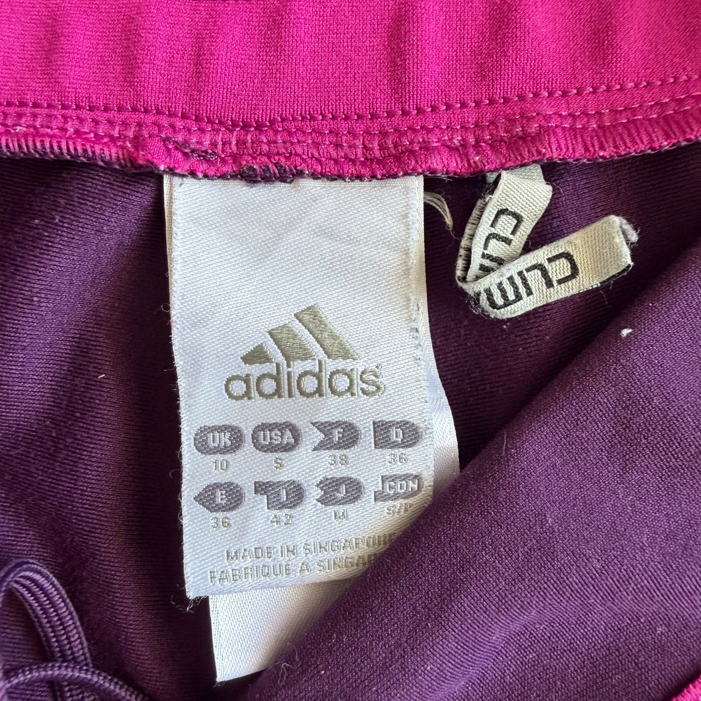 Y2K Adidas Wide Leg Active Capris - S