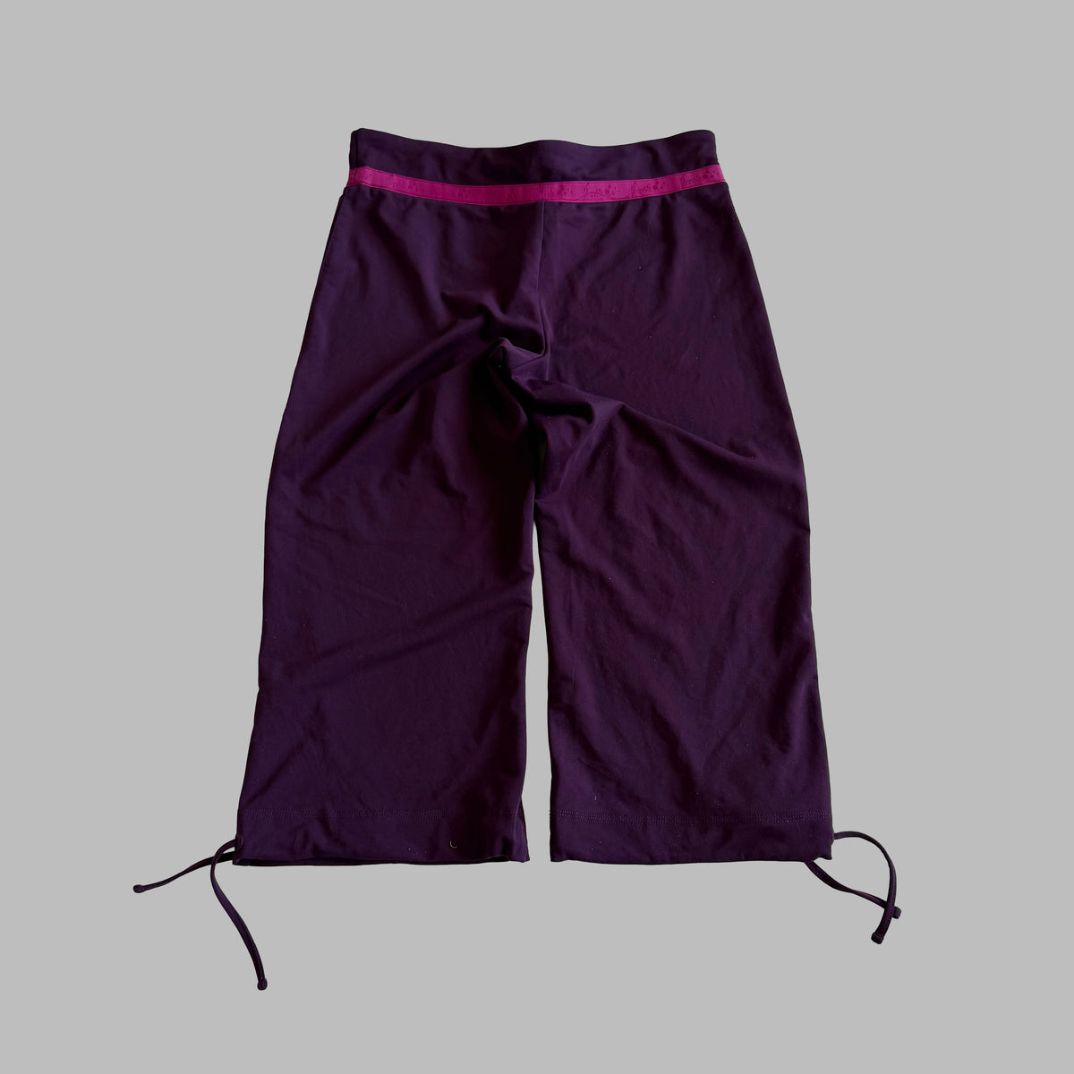 Y2K Adidas Wide Leg Active Capris - S