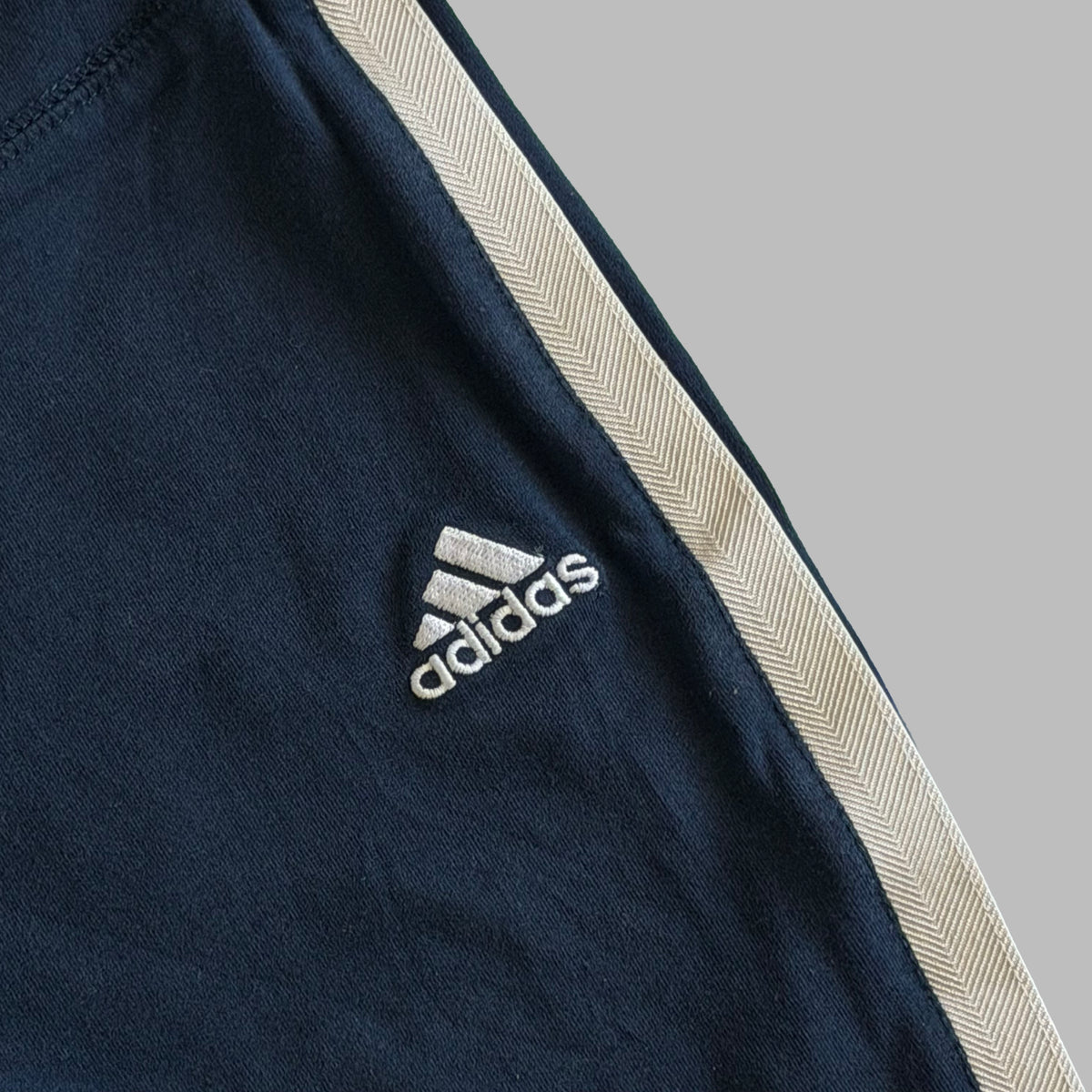 Y2K Adidas Striped Active Capris - M
