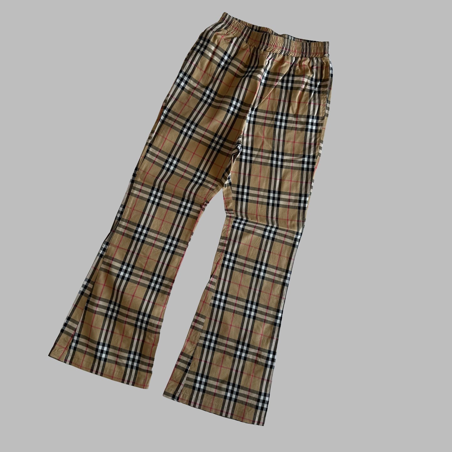 00s Burberry Wide Leg Pants - 24"