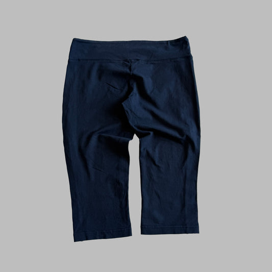 Y2K Adidas Striped Active Capris - M
