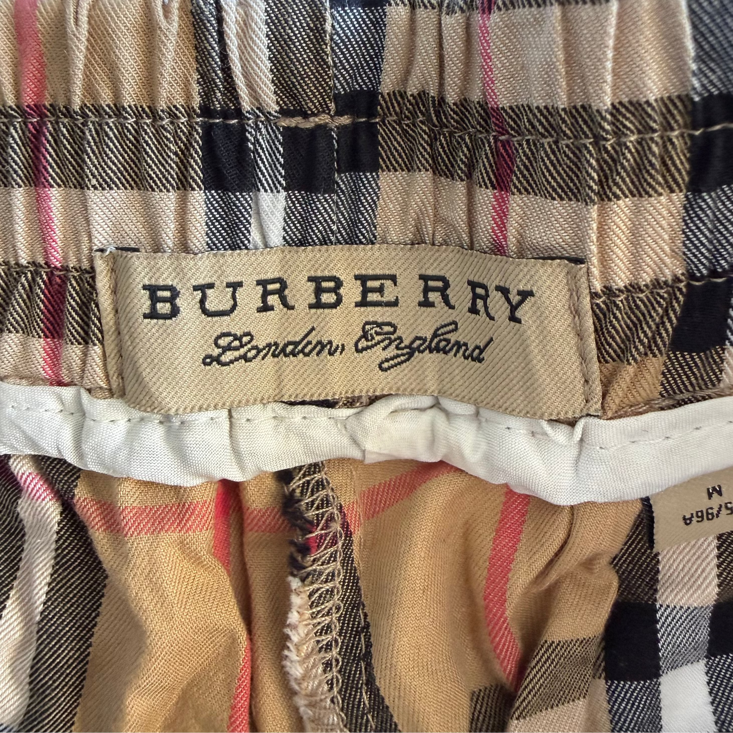 00s Burberry Wide Leg Pants - 24"