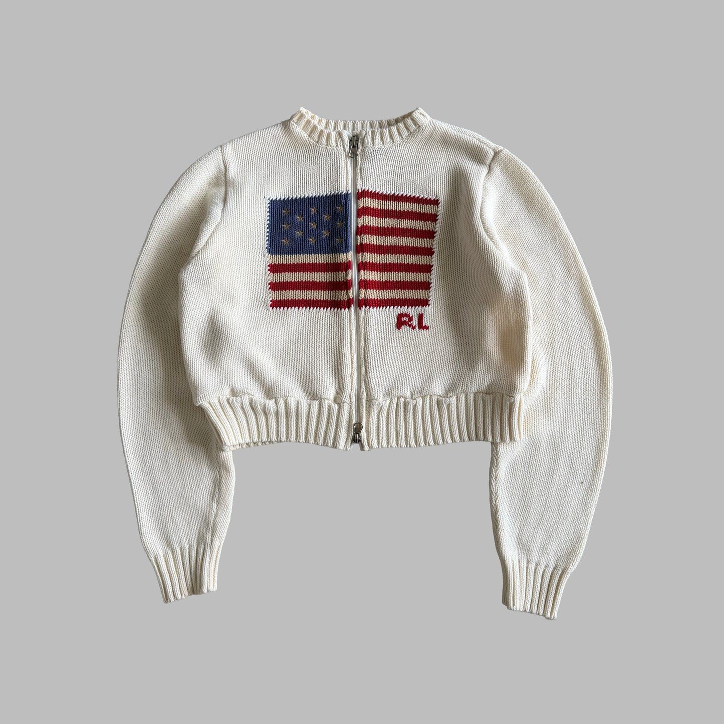 Polo Ralph Lauren Cropped Flag Jacket - S