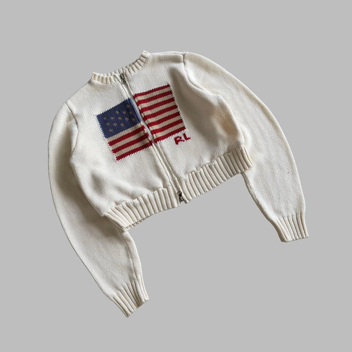 Polo Ralph Lauren Cropped Flag Jacket - S
