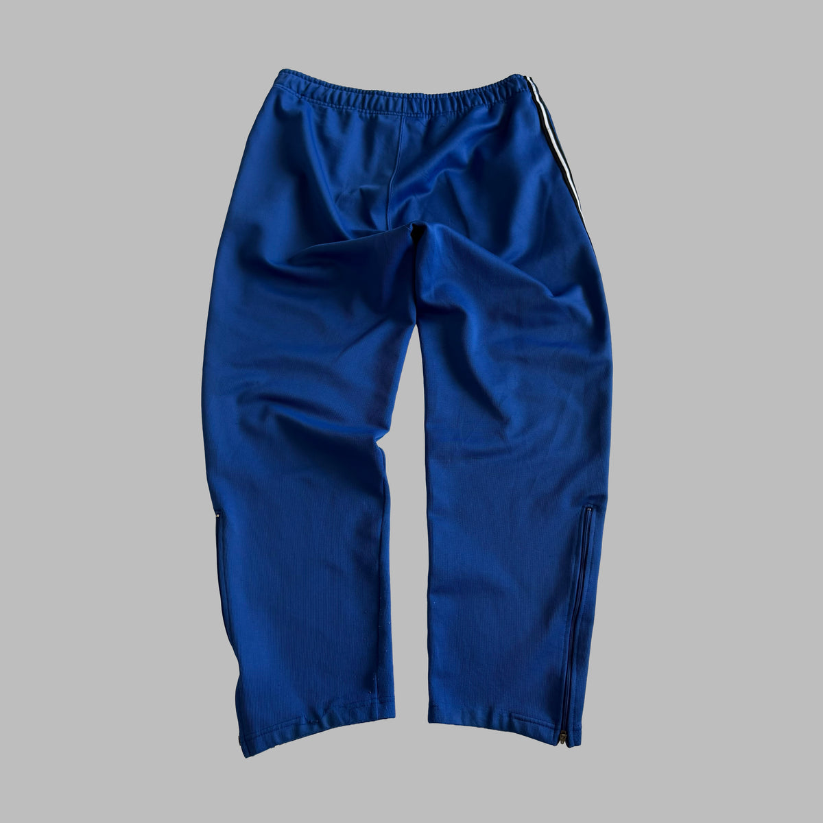 Y2K Nike Striped Wide Leg Track Pants - L