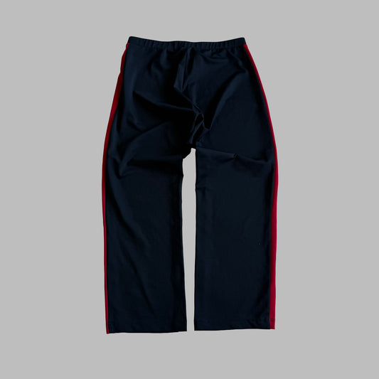 Y2K Nike Striped Straight Leg Activewear Capris - XS