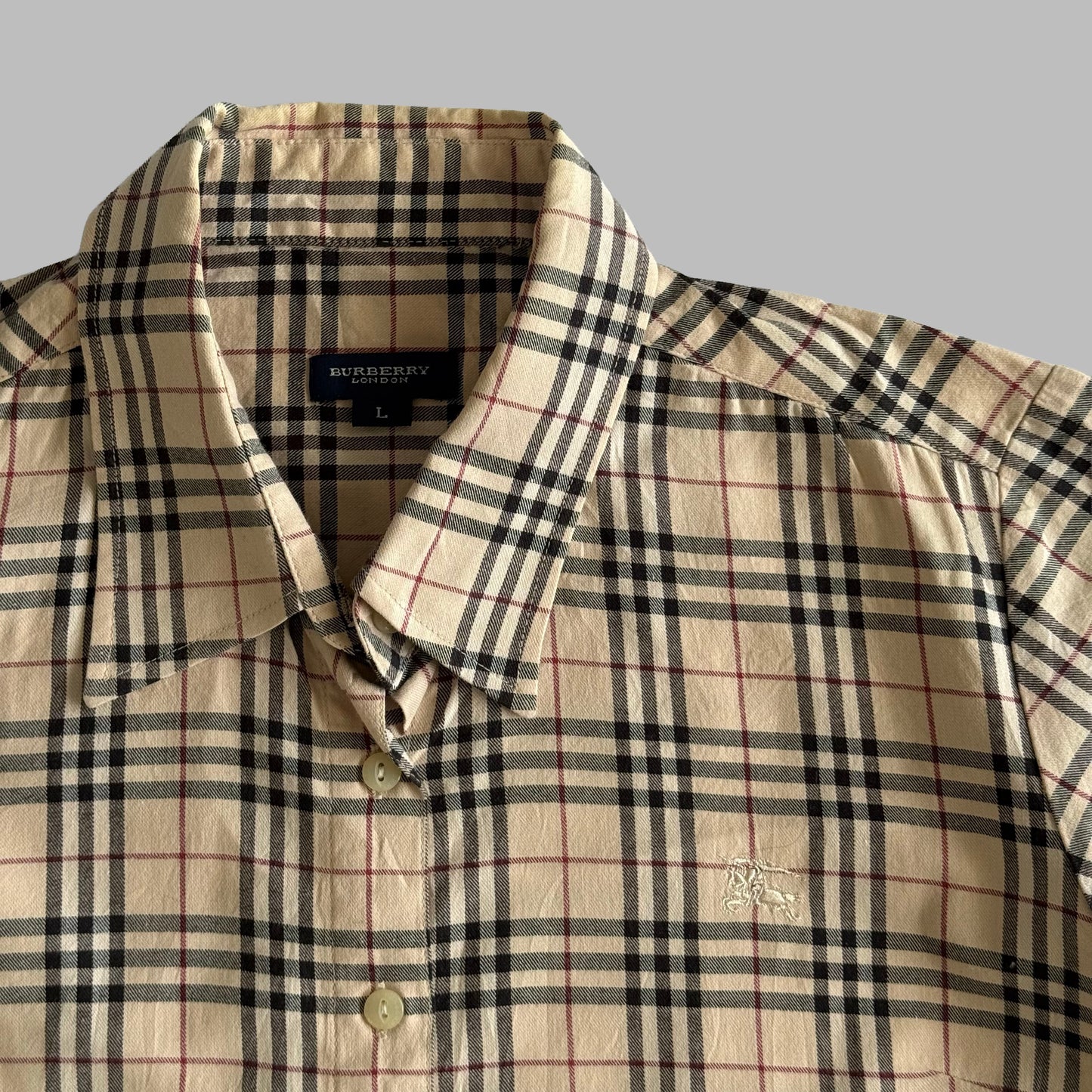 Burberry Button Up Shirt - Large