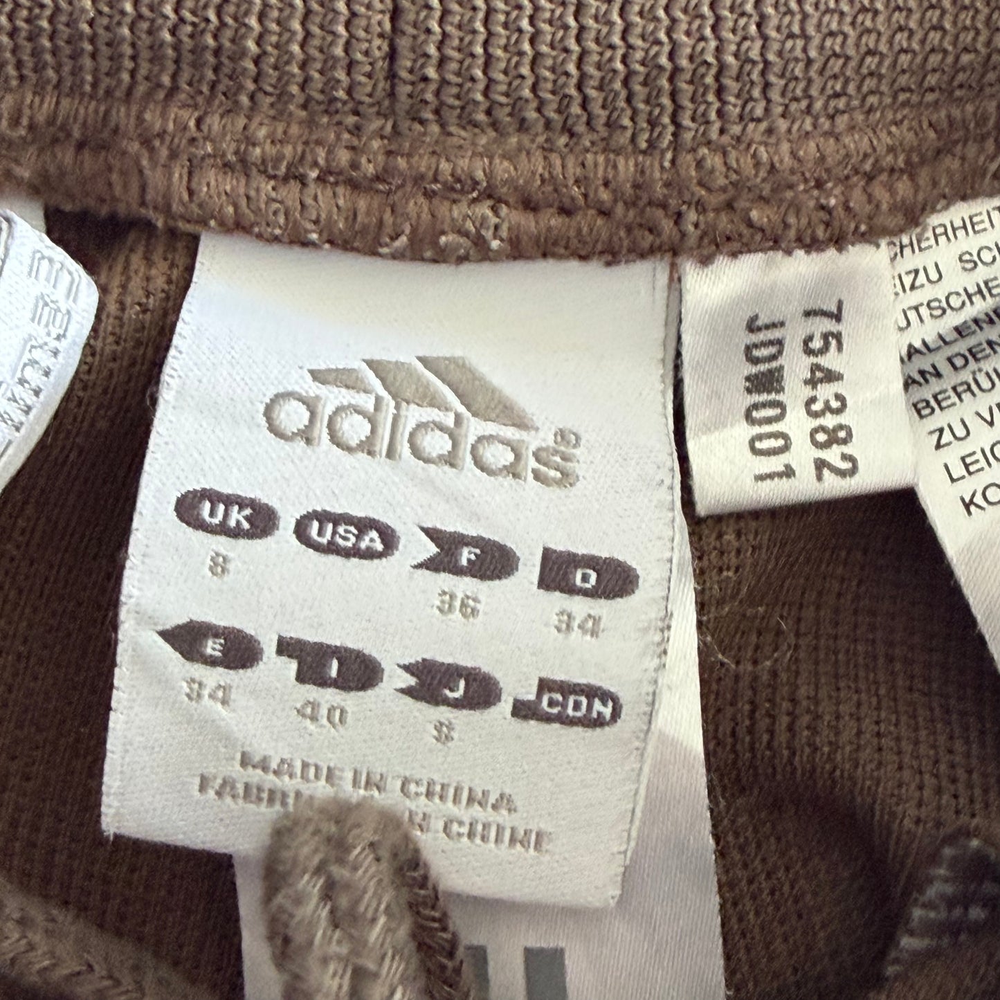 Y2K Adidas Three Stripe Active Track Pants - S