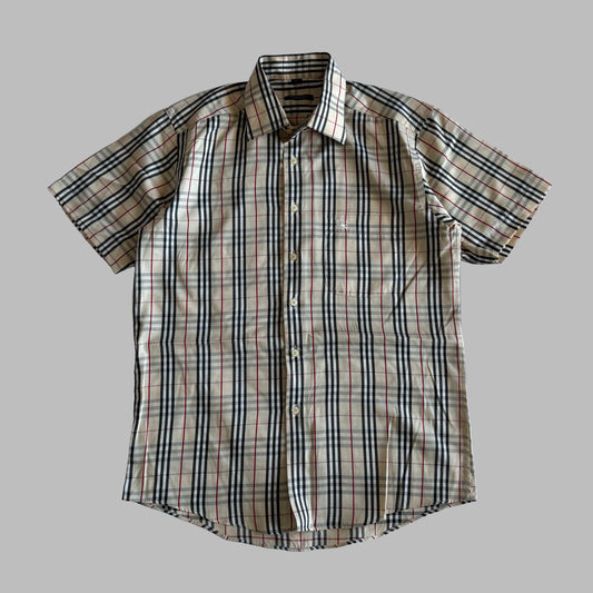 00s Burberry Button Up Shirt - Large