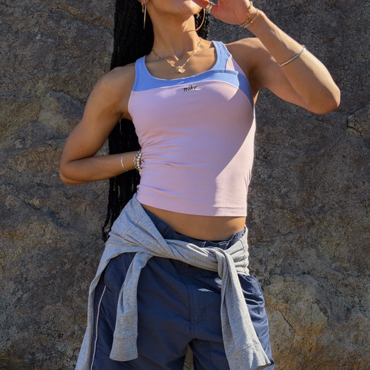 Y2K Nike Spell-out Activewear Tank - S