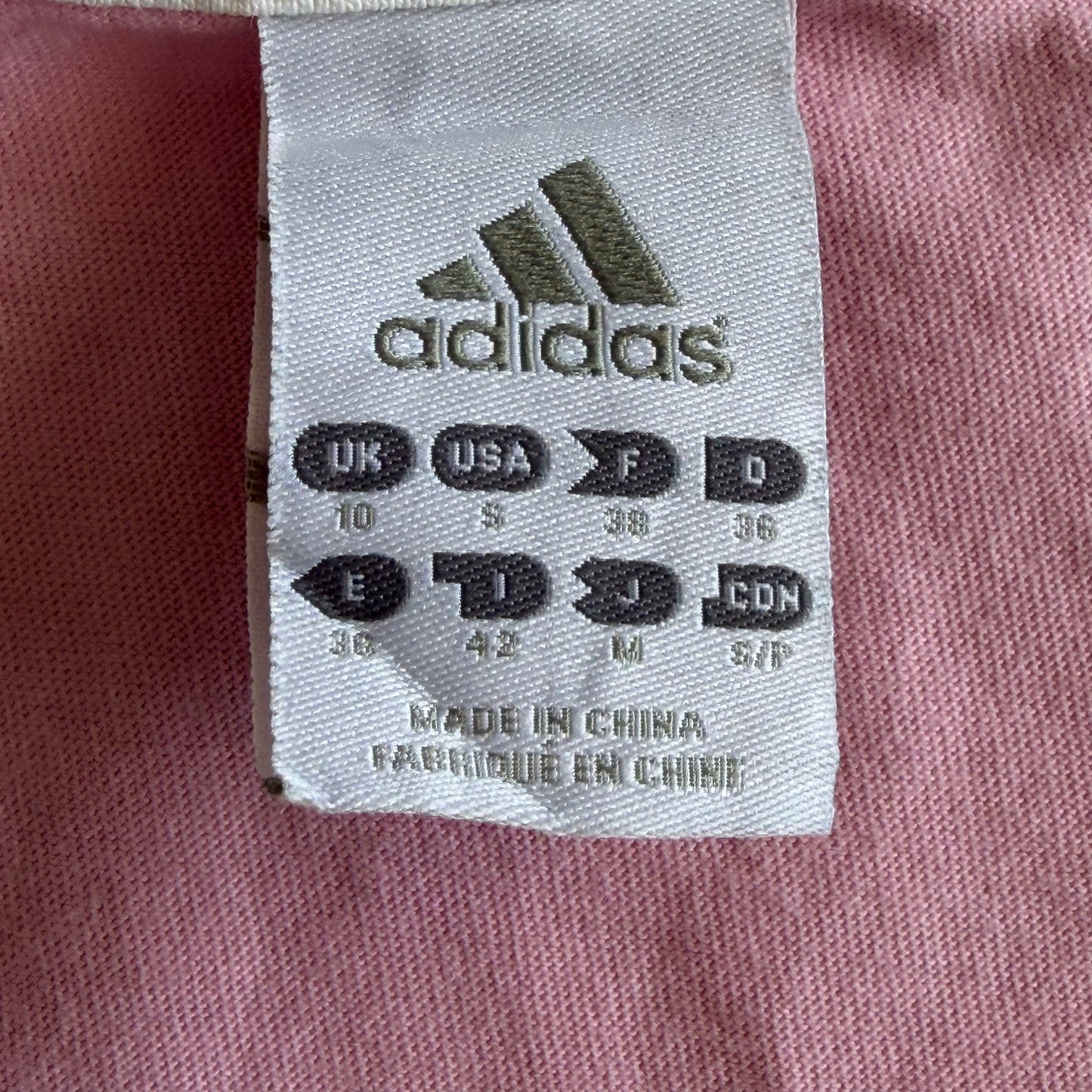 Y2K Adidas Spell Out Ringer Tank - M