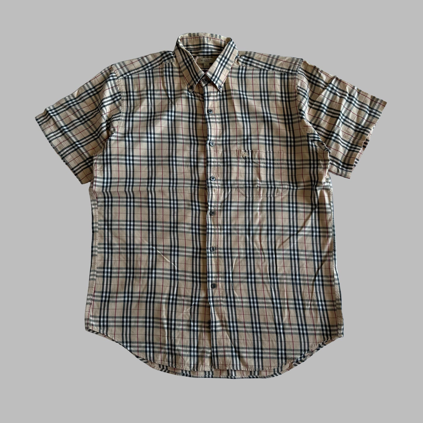 00s Burberry Button Up Shirt - Large