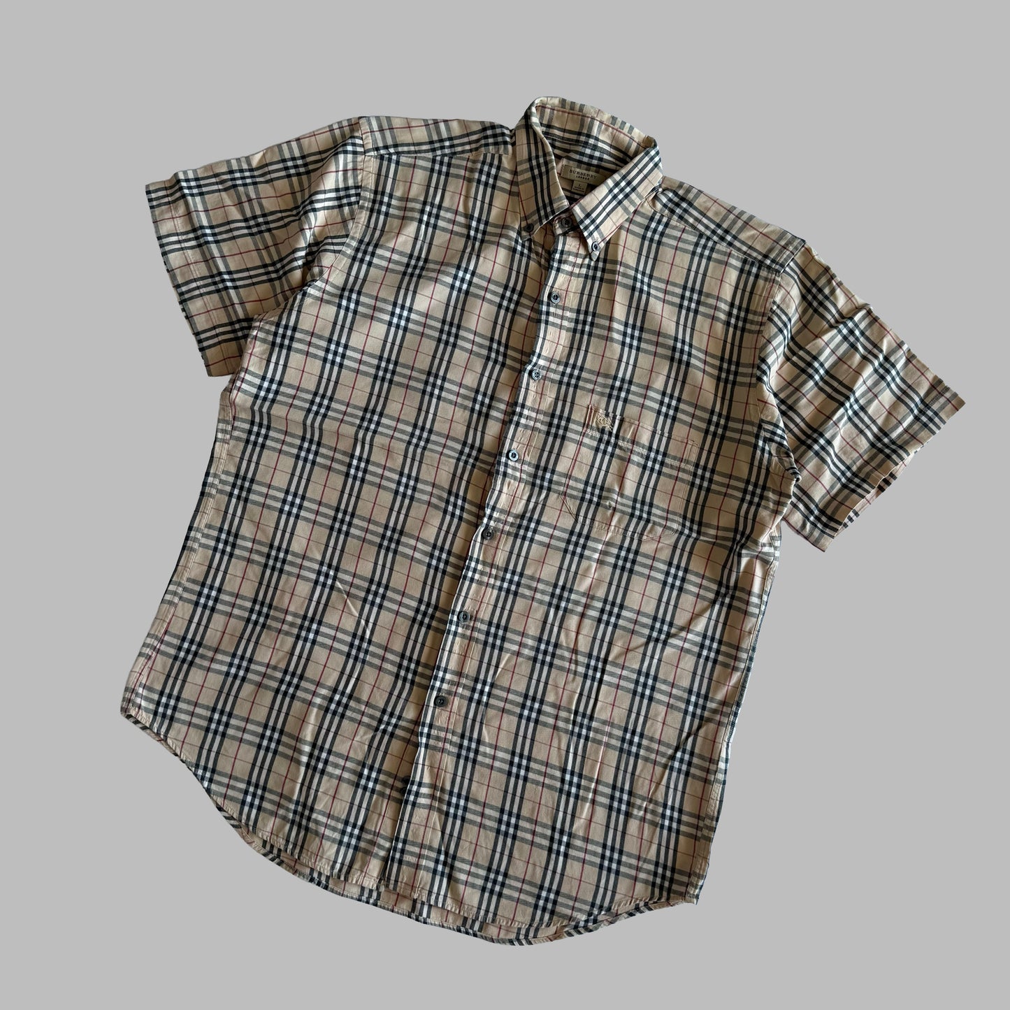 00s Burberry Button Up Shirt - Large