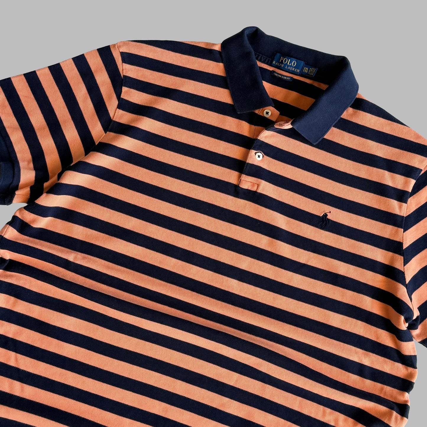 Ralph Lauren Striped Polo Shirt - X-Large