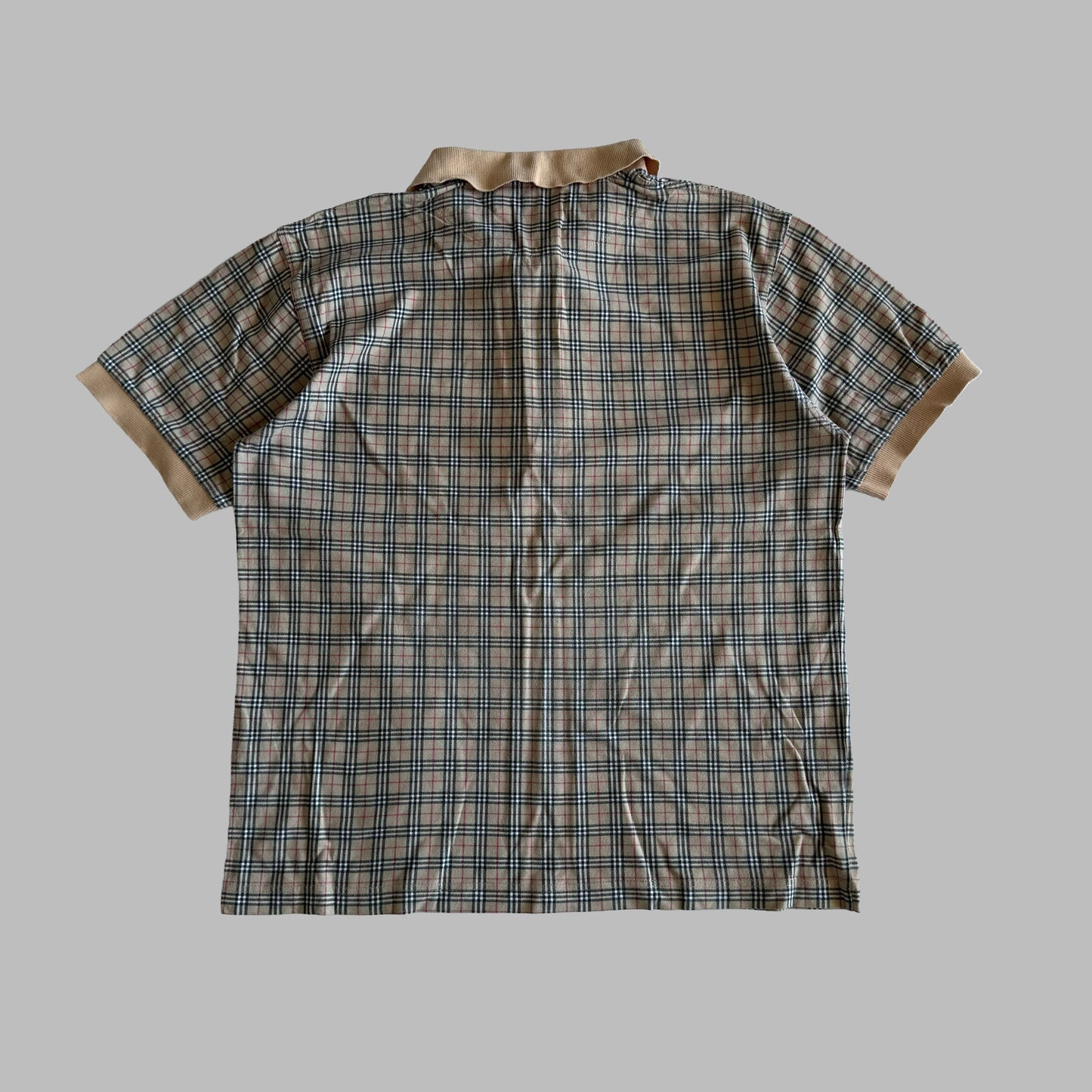 90s Burberry Polo Shirt - Large
