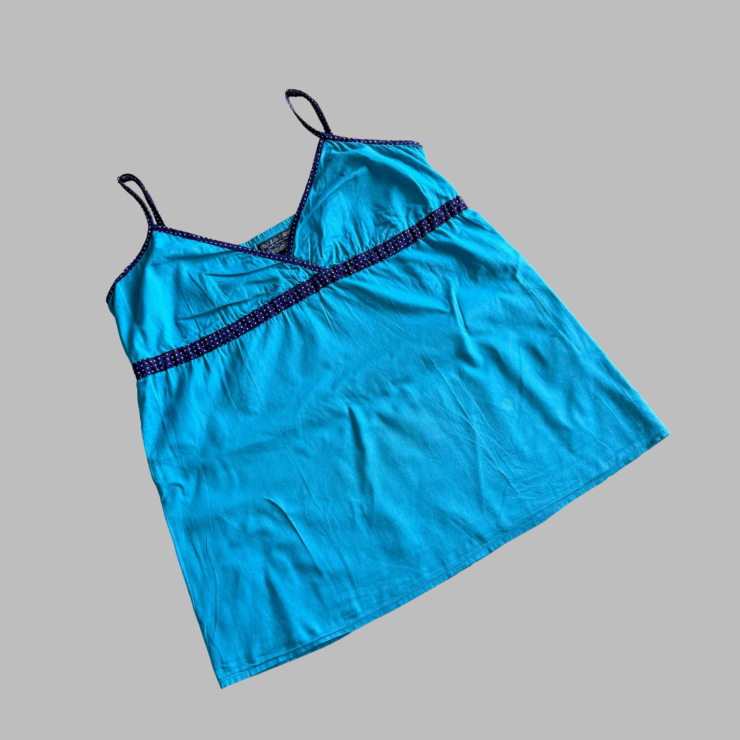 Y2K Ralph Lauren Polka Dot Cami - S/M