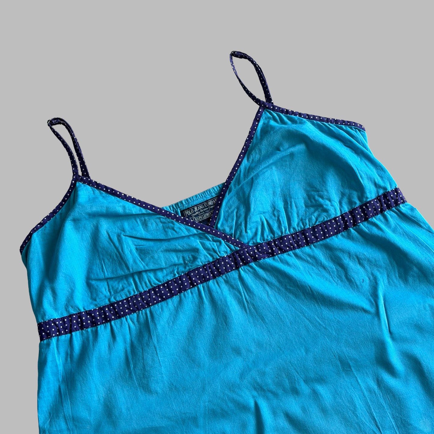 Y2K Ralph Lauren Polka Dot Cami - S/M