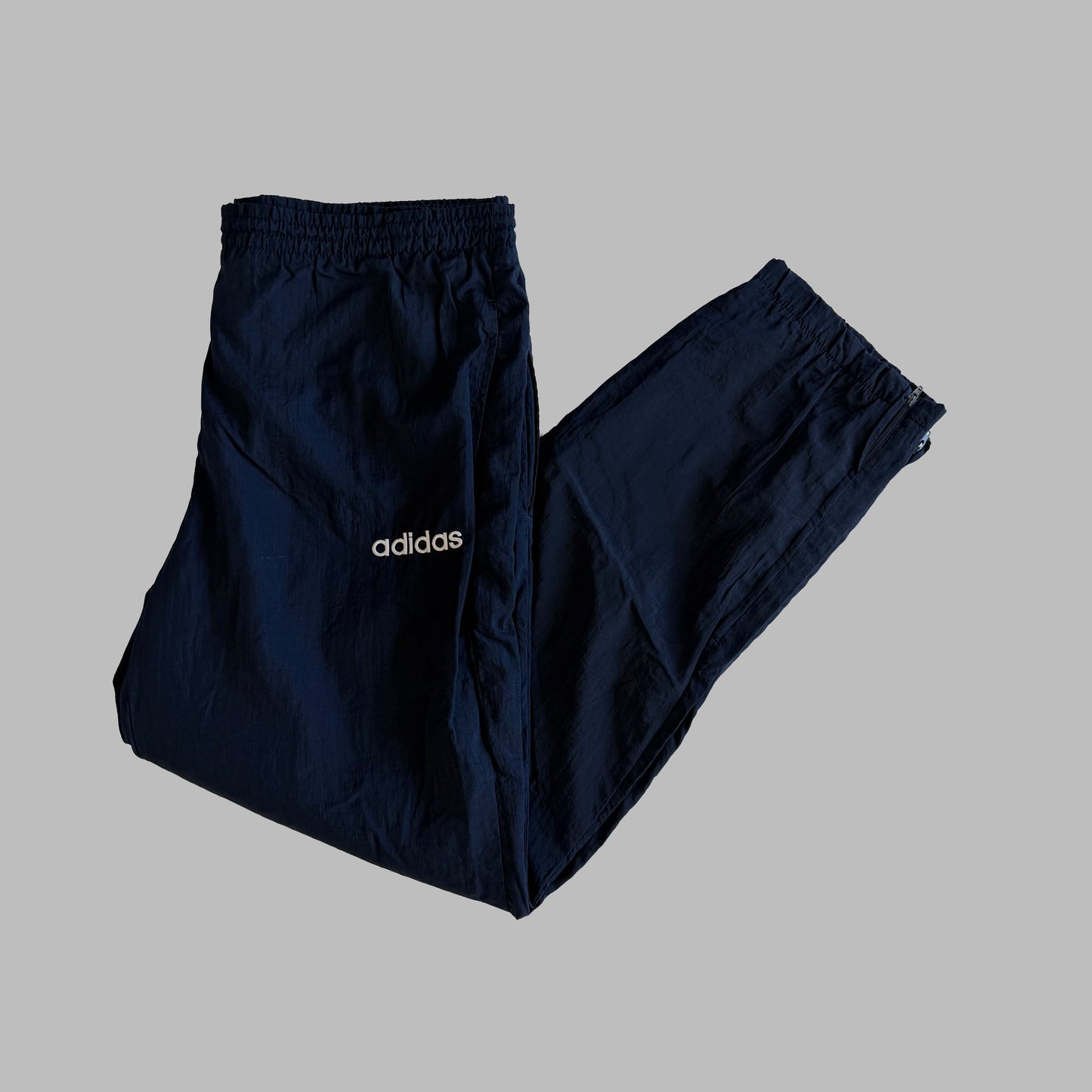90s Adidas Baggy Track Pants - Medium