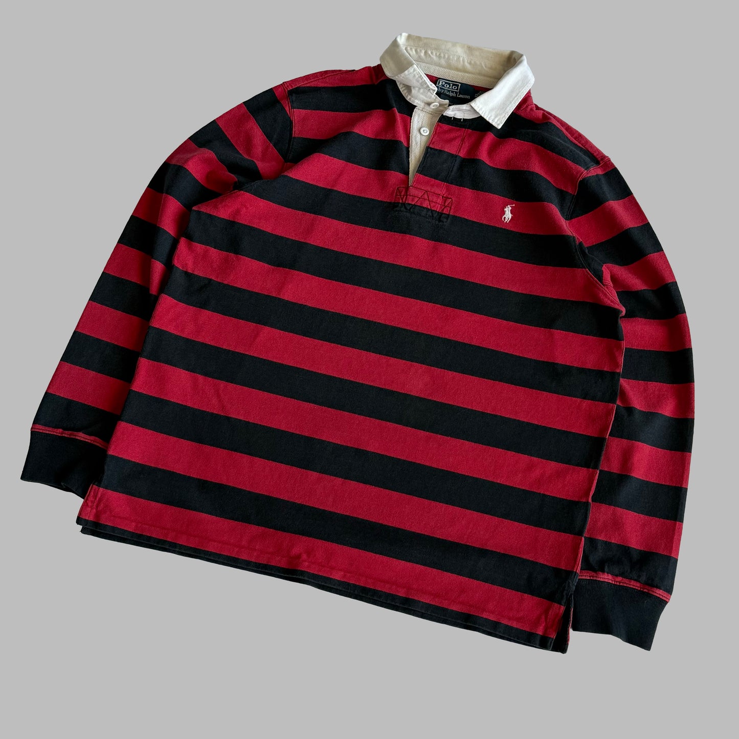 Ralph Lauren Striped Rugby Shirt - X-Large