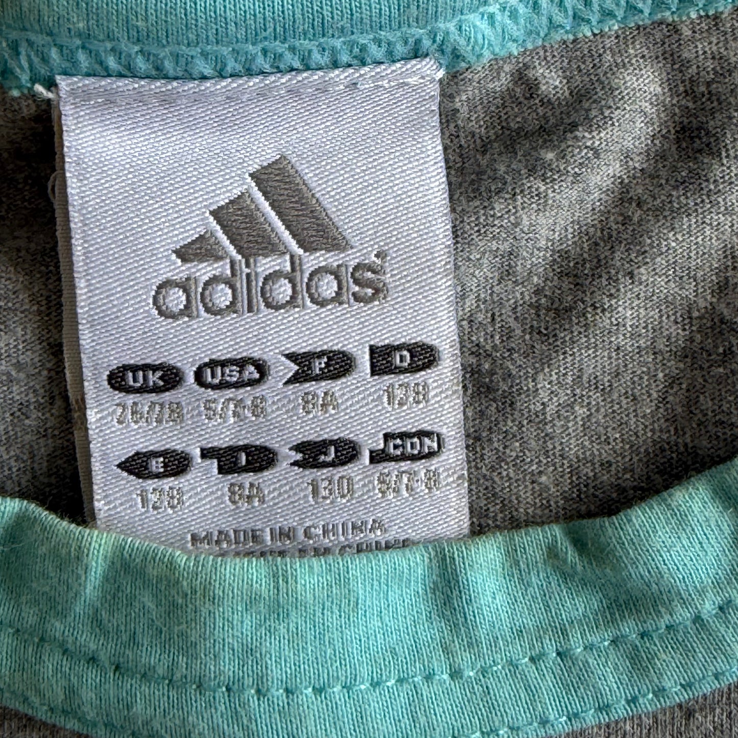 Y2K Adidas Spell Out Ringer Tank - XS
